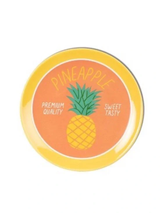Pineapple Decorative Ceramic Plate Target Bullseye Playground Spring 2026