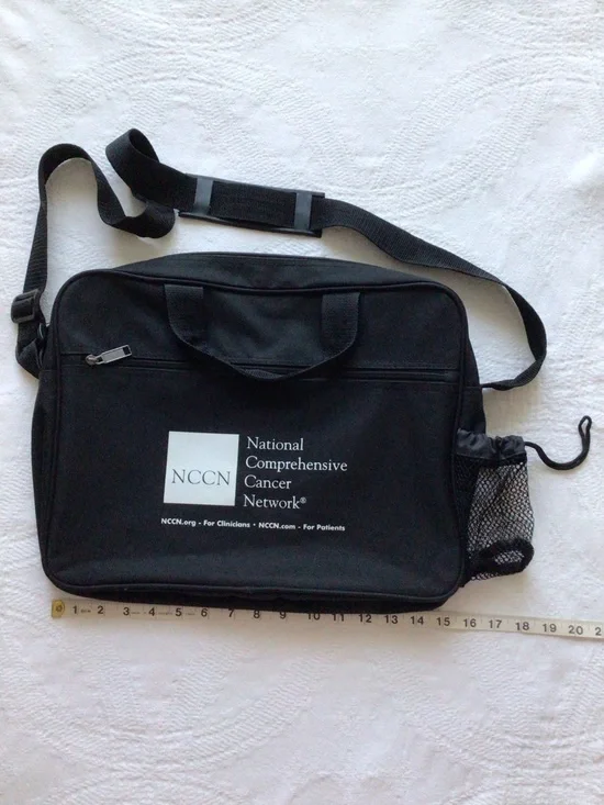Black Laptop Bag with Adjustable Shoulder Strap