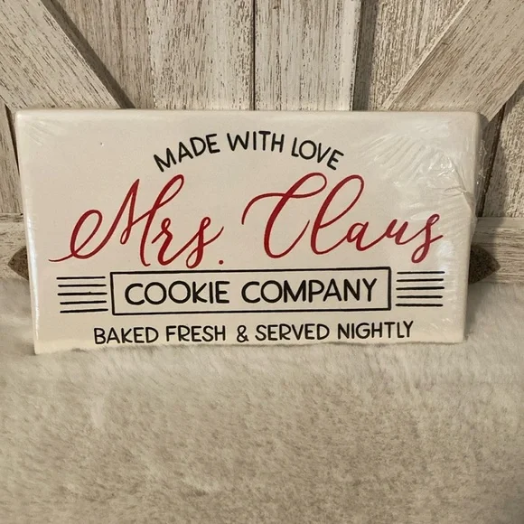 Target BP 2019 Christmas Mrs. Claus Cookie Company Decorative Tile