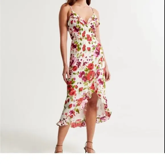Abercrombie fitch floral midi