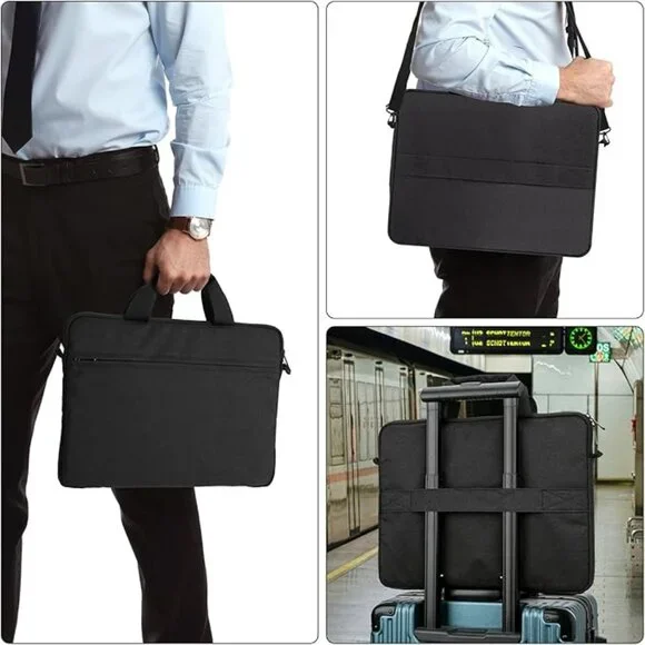NEW! Lightweight Laptop Computer Carrying Case w/Plush Lining & Shoulder Strap