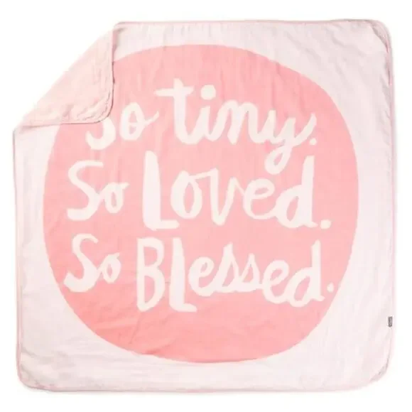 Hallmark Baby 100% Cotton Muslin Pink Swaddle Blanket Size 44 X 45