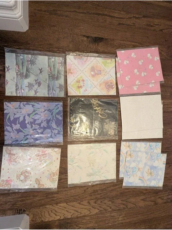 Assorted Decorative Stationery Pack - Pastel Floral & Character Prints