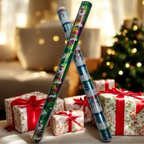 Black Paper Party Festive Wrapping Papers