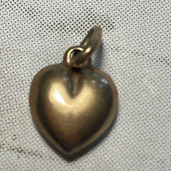 VINTAGE (2) Children's Heart Pendants for Necklace