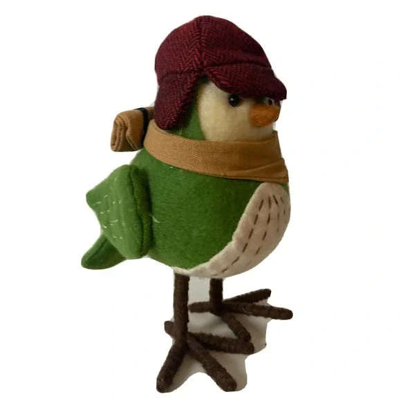 Target Felt CAMPER Bird 2016 Green Featherly Friends Fall Christmas Wondershop