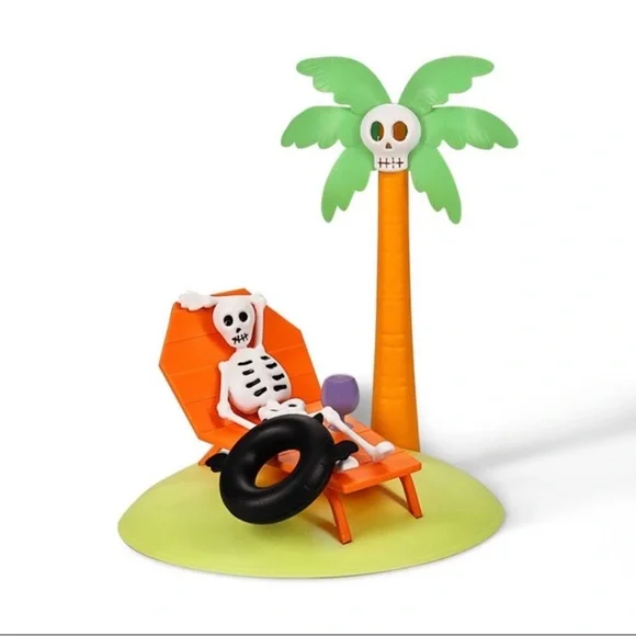 NWT Target Bullseye Playground LED Light Up Skeleton with Palm Tree 2025 Figural
