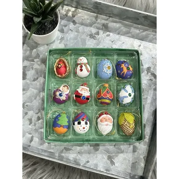 Holiday Christmas Mini Tree Trim Ornaments 12pc Set By Target‎