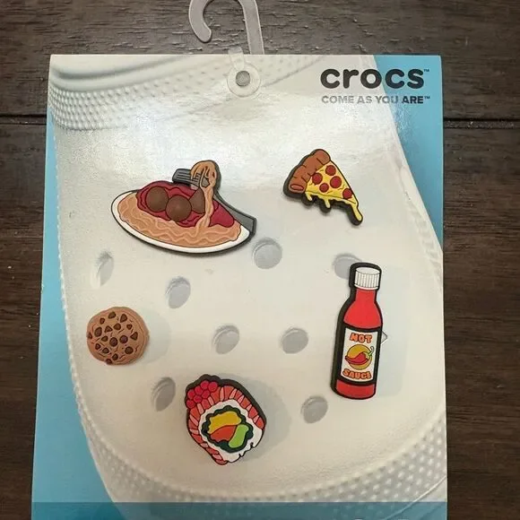 NWT CROCS Foodie Jibbitz Charms Set