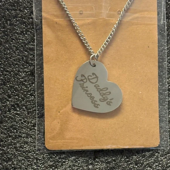 Heart Pendant Necklace with Engraving