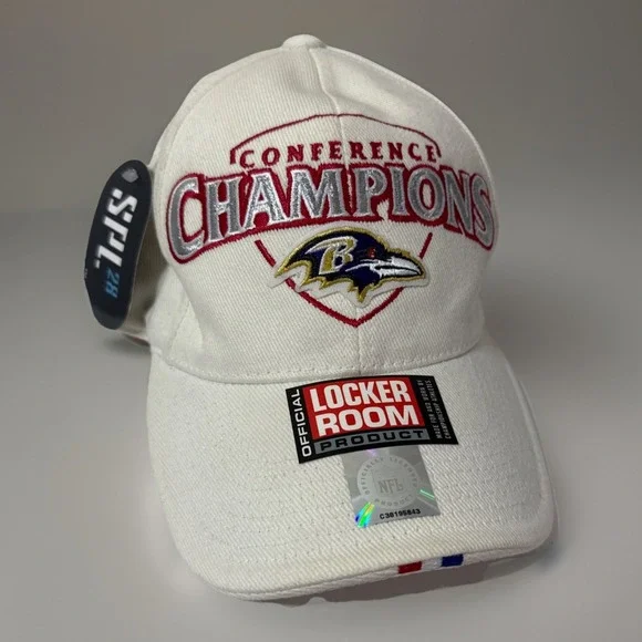 BALTIMORE RAVENS Football‎ 2000 Conference Champions Super Bowl Hat With Tags