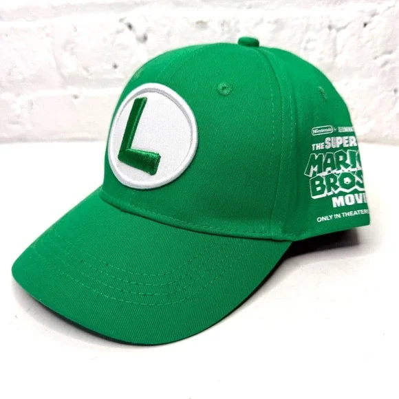 Super Mario Bros Movie (2023) Luigi‎ Green Baseball Hat Promotional Cap