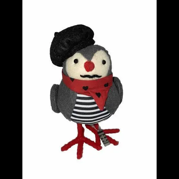 Target Multicolor Paris Beau Hat‎ Valentine's Day Spritz Bird Figurine Maus 2018