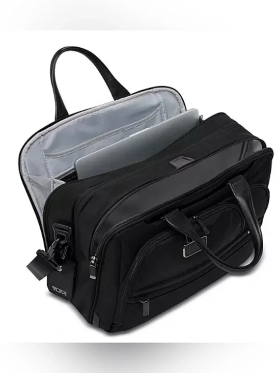 Tumi Black Alpha 4 Medium 15