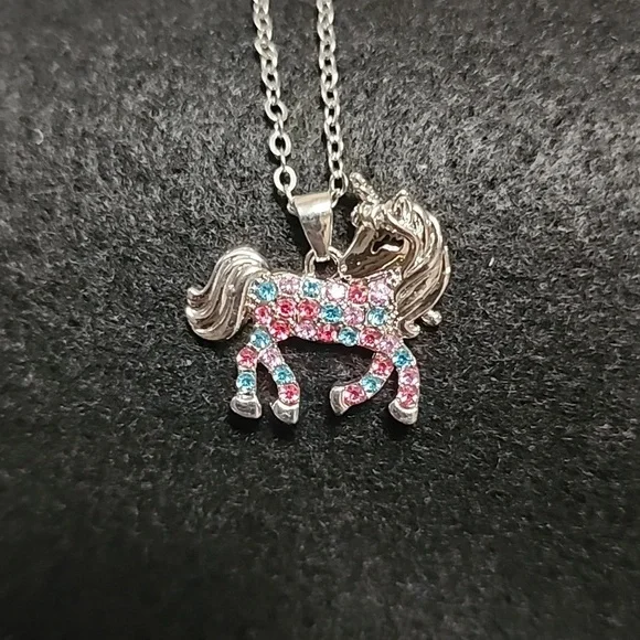 Multicolor Unicorn Necklace