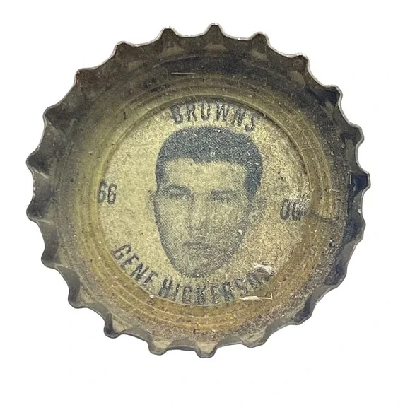 Vintage 1960s Coca-Cola Gene Hickerson Cleveland Browns NFL Bottle Cap