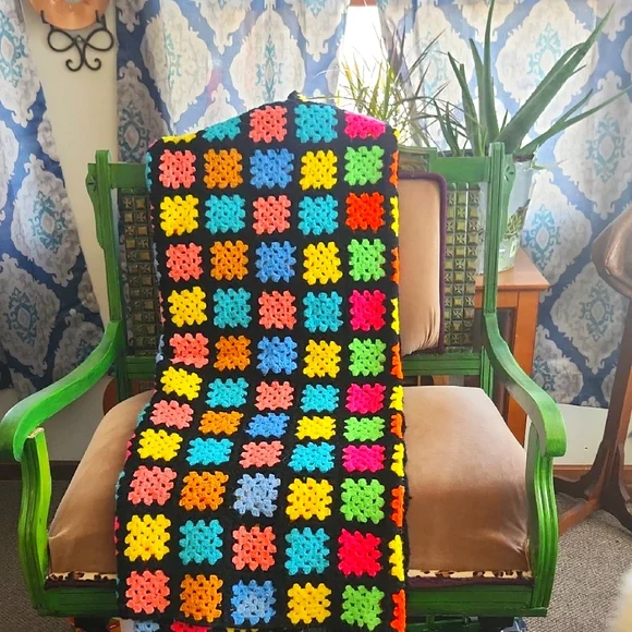 Colorful Crochet Blanket