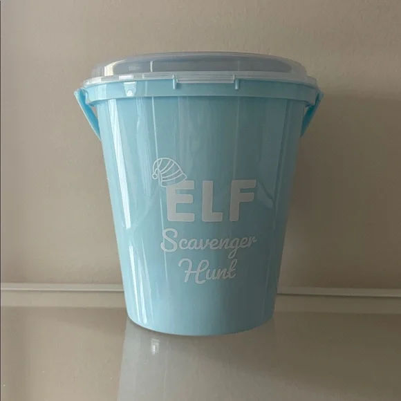New Target Bullseye Playground Elf Scavenger Hunt Pail