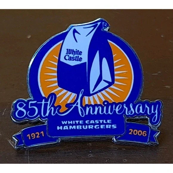 White Castle Hamburgers 85th Anniversary 1921-2006 Lapel‎ Pin Hat Jacket Pin