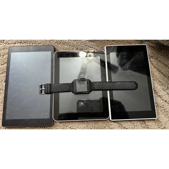 3 Tablets And G7 Smart Watch As Is Untested