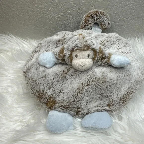 $27‎ 🌙 NWT Demdaco Nat & Juels Round Monkey Security Blanket/Lovey