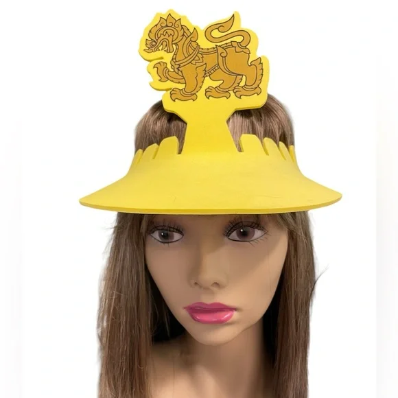 Pair of Singha Thai Beer Foam Party Hats New Condition Unisex