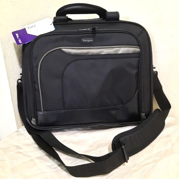 Targus black laptop briefcase