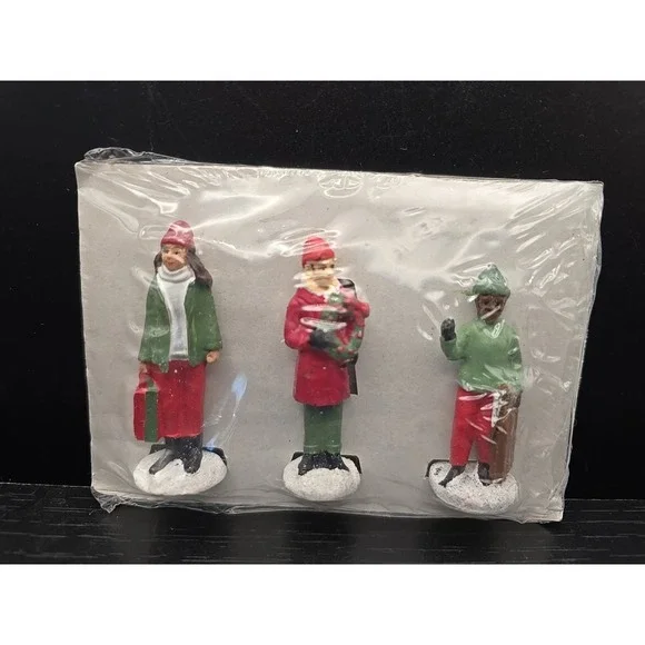 Target Bullseye Mini Winter Village Adult People Set‎