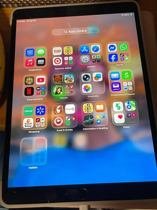 Apple iPad in Black and White