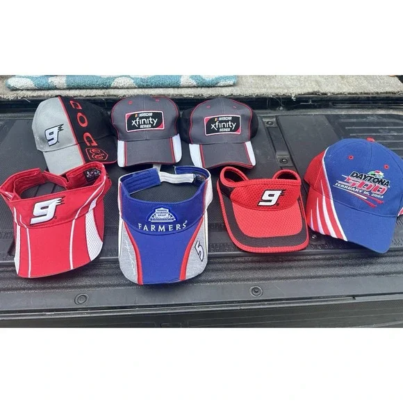 NASCAR Hat Lot - 7 Hats.‎ Xfinity - #9 - Daytona 500 - Farmers - Dodge
