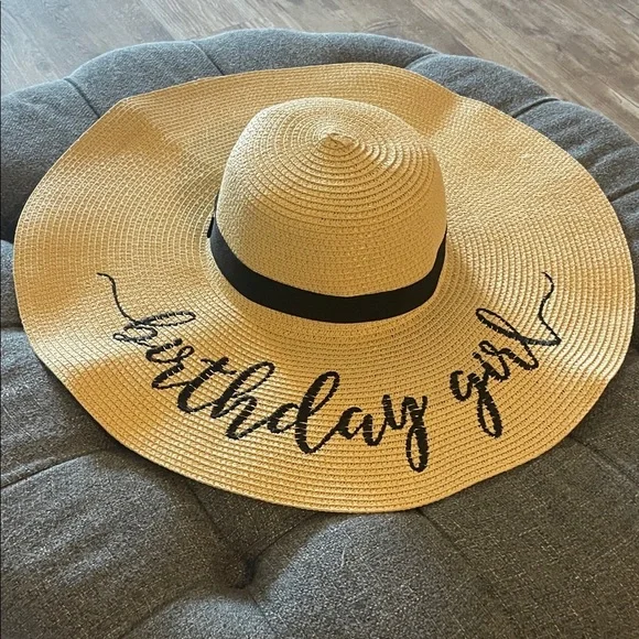 Birthday Girl Straw Party Hat