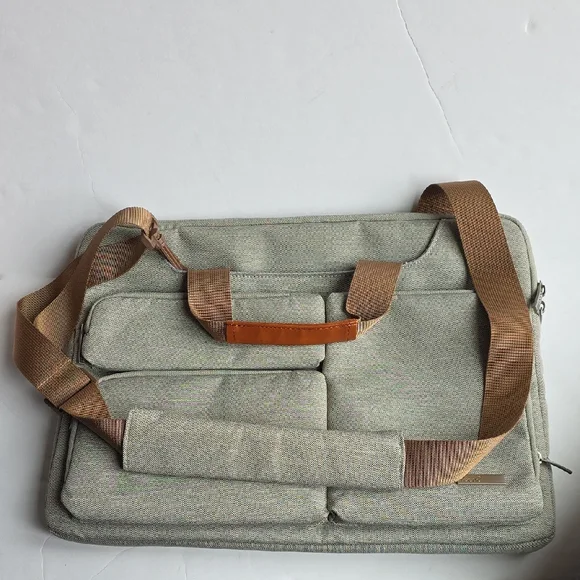 Lacdo Stylish Gray Laptop Bag for Men