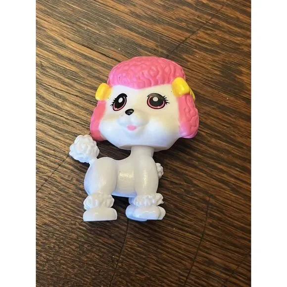 My‎ Pet Pals Dog Poodle Figure Pink Hair Head Turns 2