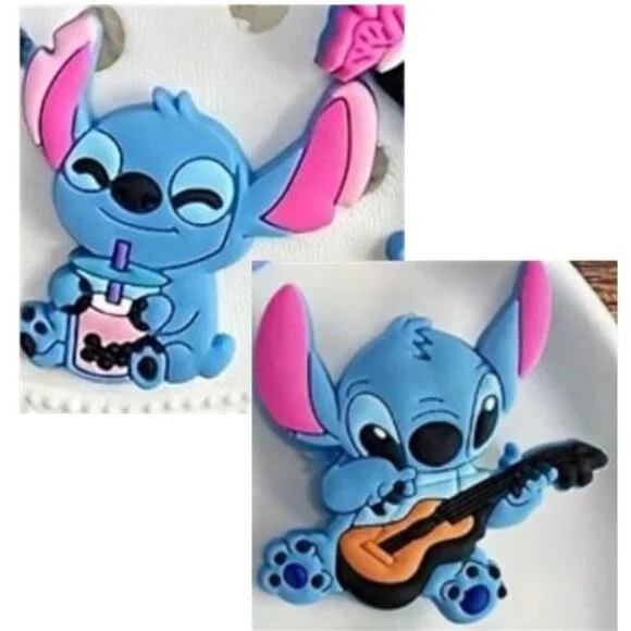 DISNEY Stitch LARGE Jibbits‎ Crocs Charms (2-Piece) BRAND NEW & SO CUTE!