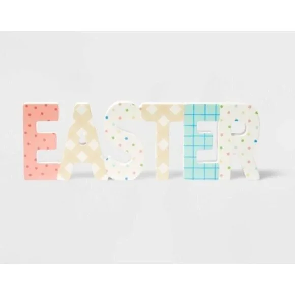 Target Free Standing Easter Wood Letters Sign Spritz™ Holiday Home Decor B31