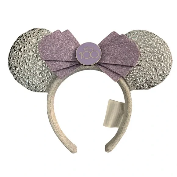Disney 100th 100 Years‎ Anniversary Platinum Celebration Minnie Headband Ears