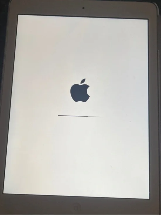 Apple iPad in White. 16G. Reset to factory settings. Case included.