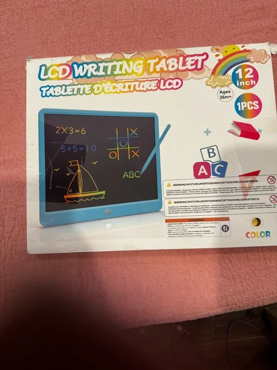 LCD Writing Tablet 12-inch Blue - Color LCD Drawing Pad