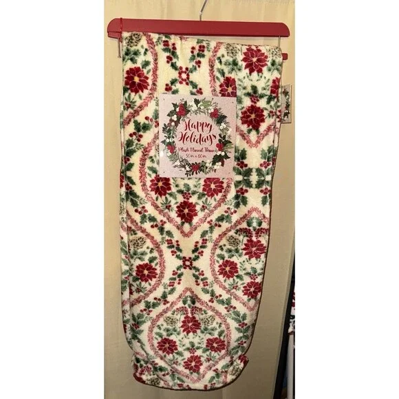 Plush Flannel Throw 50x60” Blanket