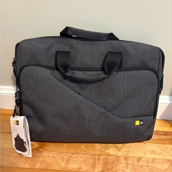 Case Logic Gray Laptop Briefcase Bag