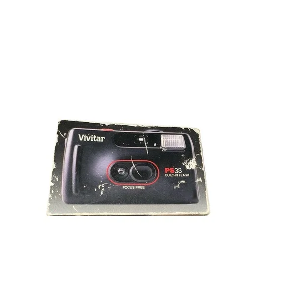 Vivitar PS 33‎ 35mm Point And Shoot Film Camera Vintage 1990 NEW IN BOX!