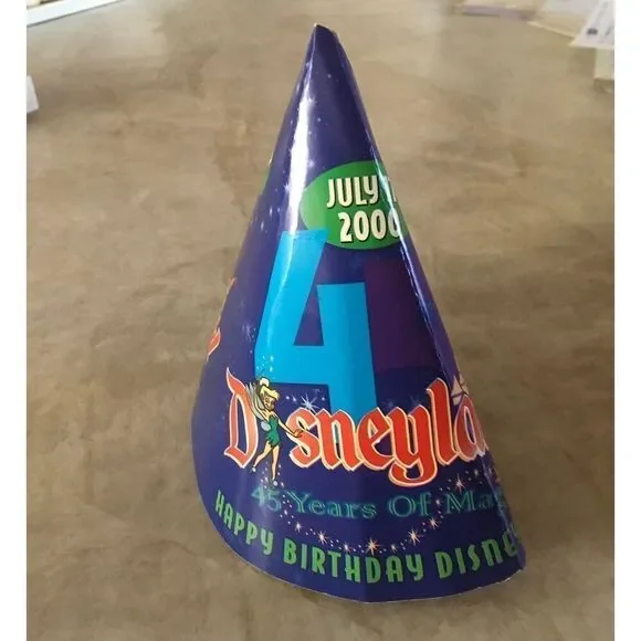 Vintage 45 th Disneyland Birthday Hat
