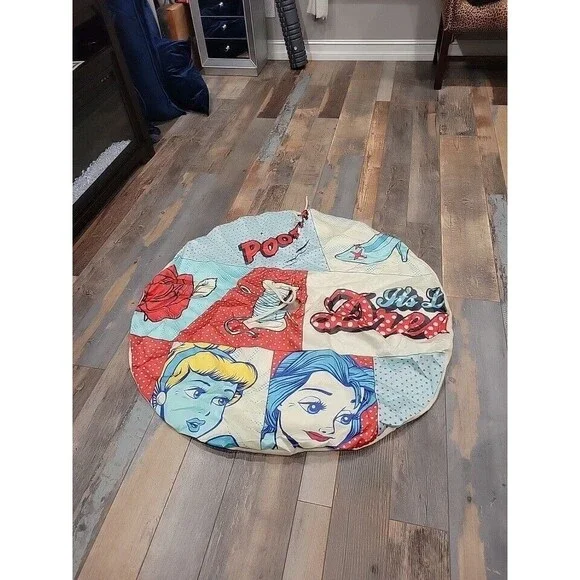 Retro Disney Princess Christmas Tree Skirt 48