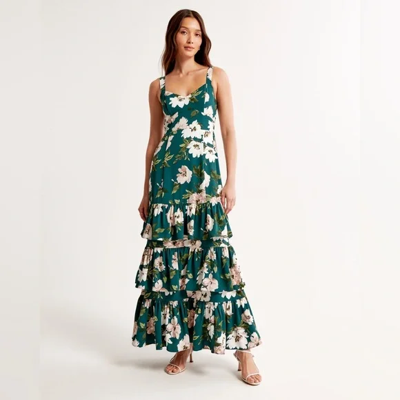 Drama Ruffle Tiered Maxi Dress