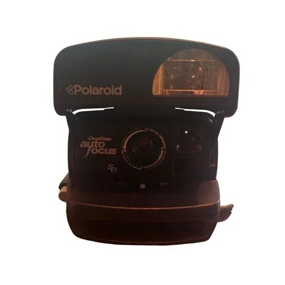 Polaroid OneStep‎ AutoFocus SE Instant Film Camera Navy Blue 600 Series Vintage