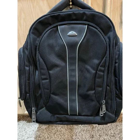 Samsonite Casual Executive Laptop Backpack Heavy-Duty/Padded ~ Black