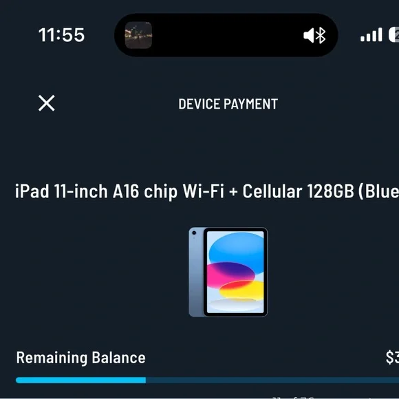Apple iPad 11-inch A16 128GB Blue