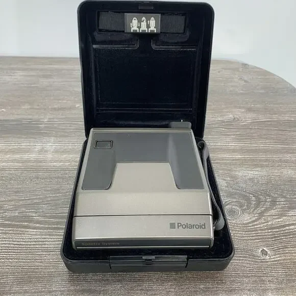 Vintage Polaroid Spectra System Instant Film Camera With‎ Case