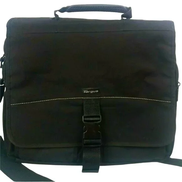 Targus 15.6 Laptop Bag Messenger Organizer Travel Carrier School Business Canvas