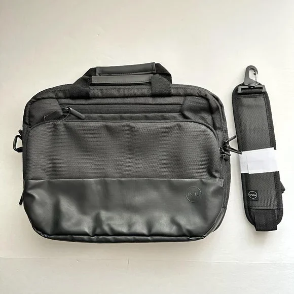 Dell 15” Laptop Carrying Case Briefcase Shoulder Bag For Computer Black